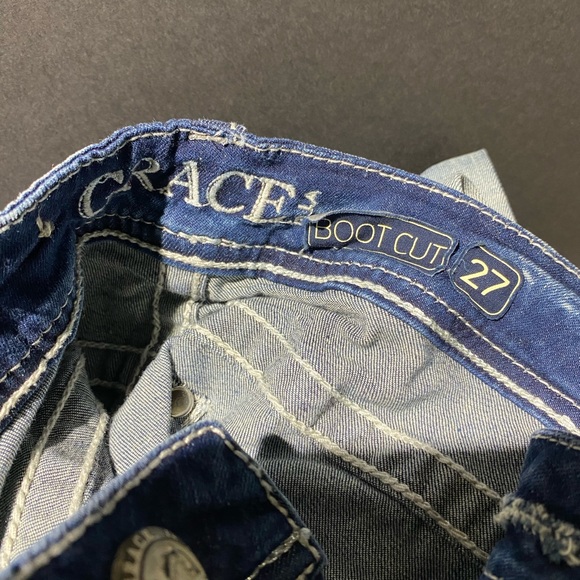 🤑Grace in LA Denim Boot Cut Jeans - Picture 3 of 3